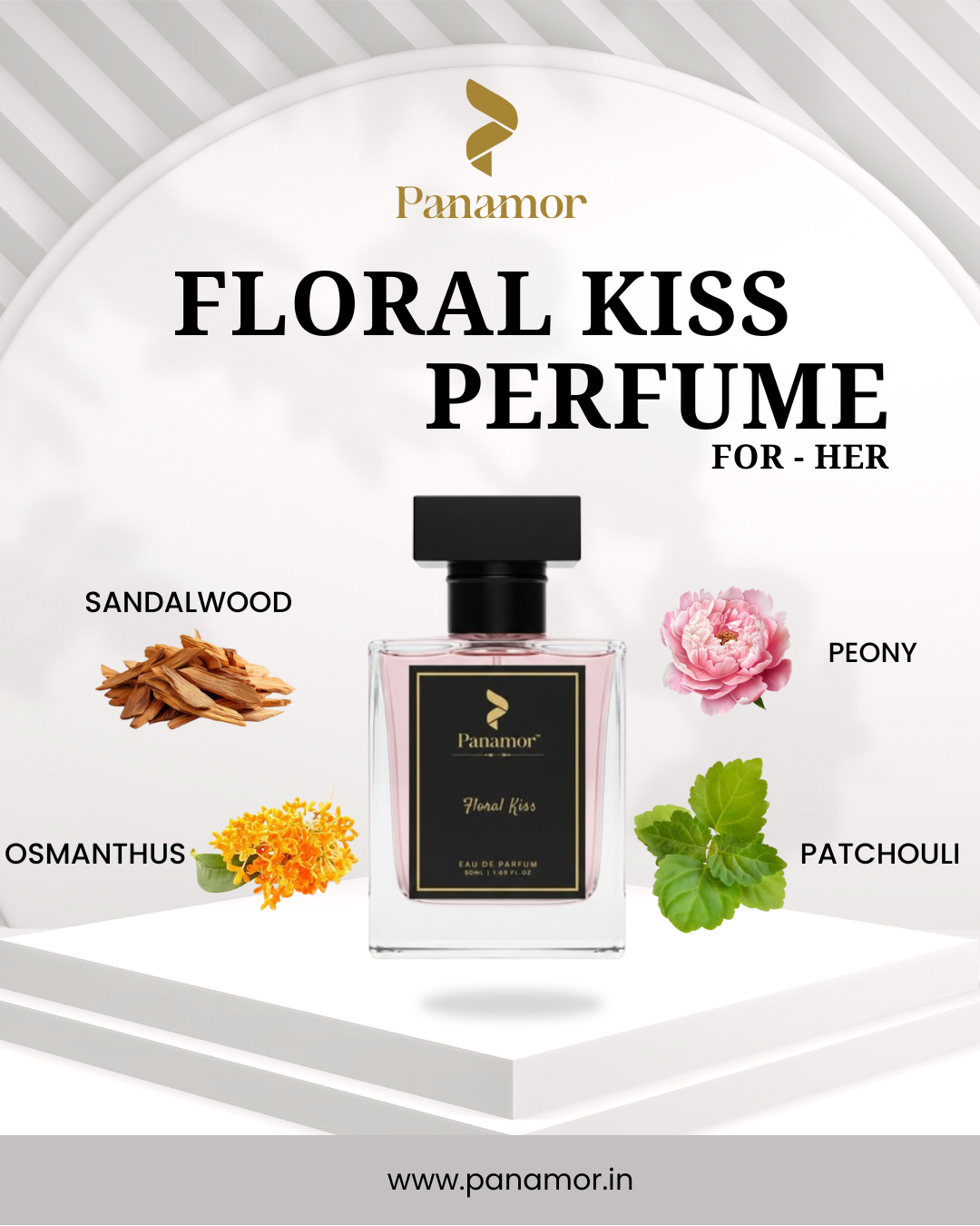 Panamor Floral Kiss Perfume - For Women - Image 4