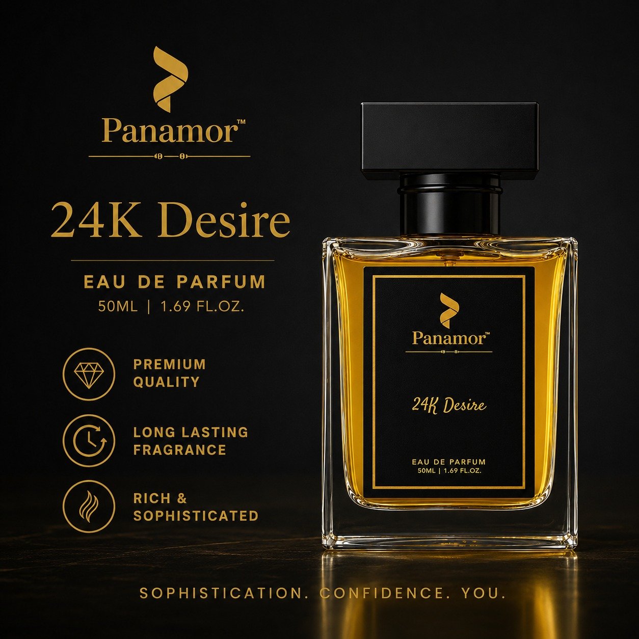 Panamor 24k Desire Perfume – For Men - Image 4