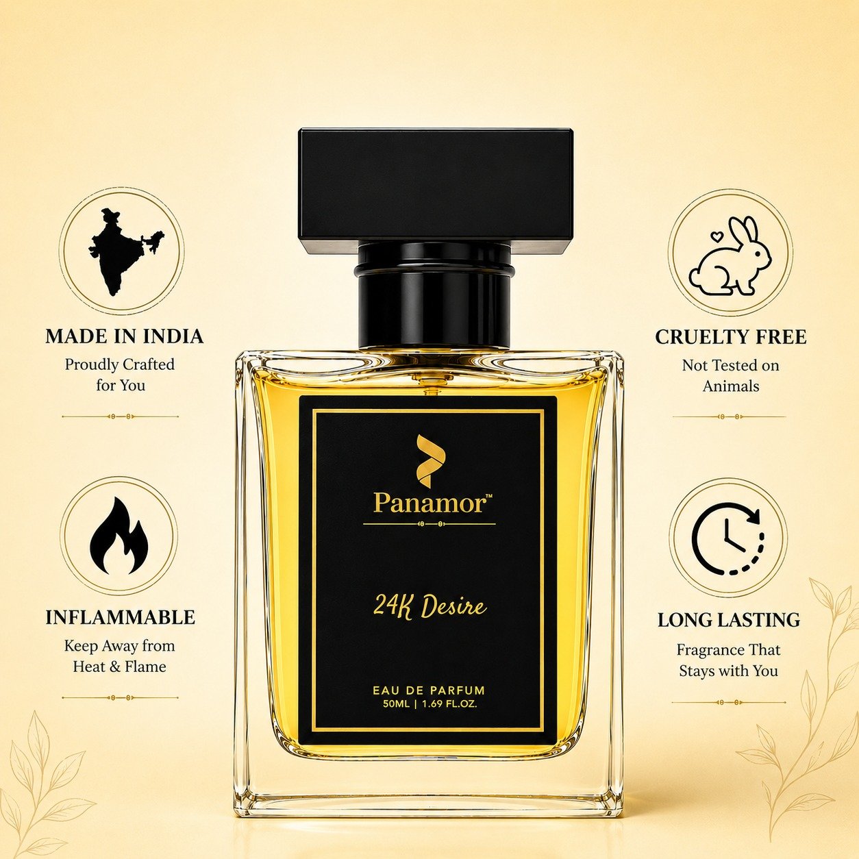 Panamor 24k Desire Perfume – For Men - Image 3