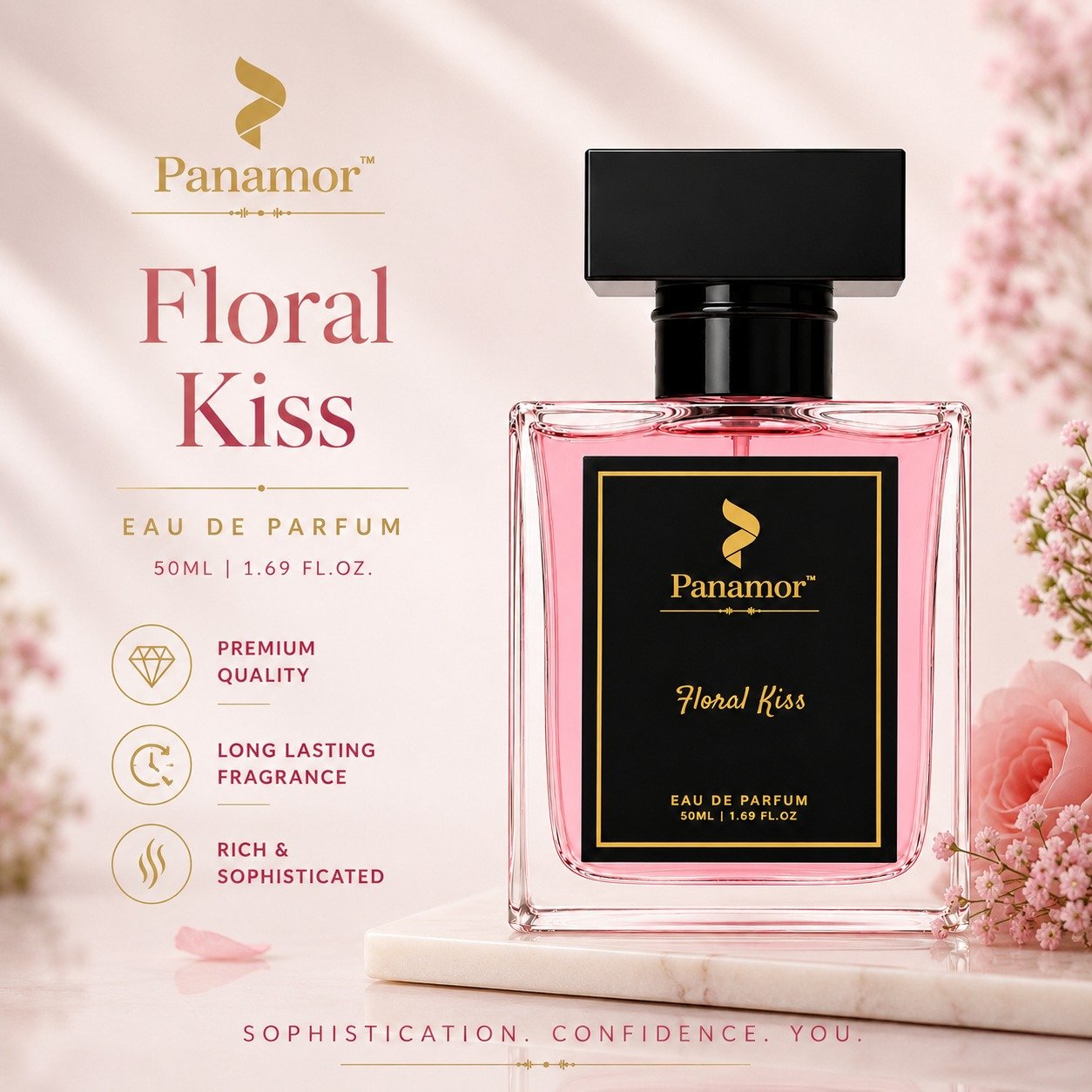 Panamor Floral Kiss Perfume – For Women - Image 3